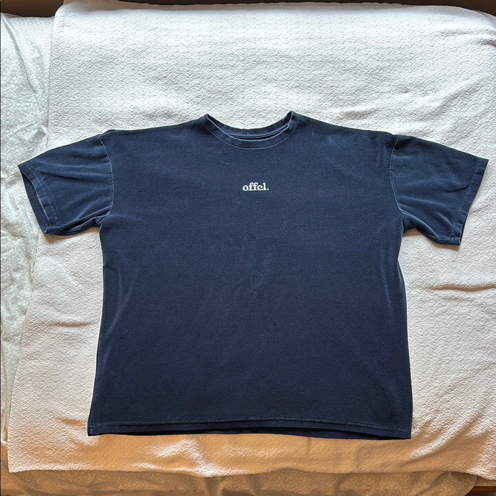 Offcl Navy Blue Men's Short Sleeve Tee